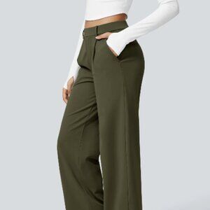 Halara Flex DayStretch High Waisted Pocket Straight Leg Petite Medium